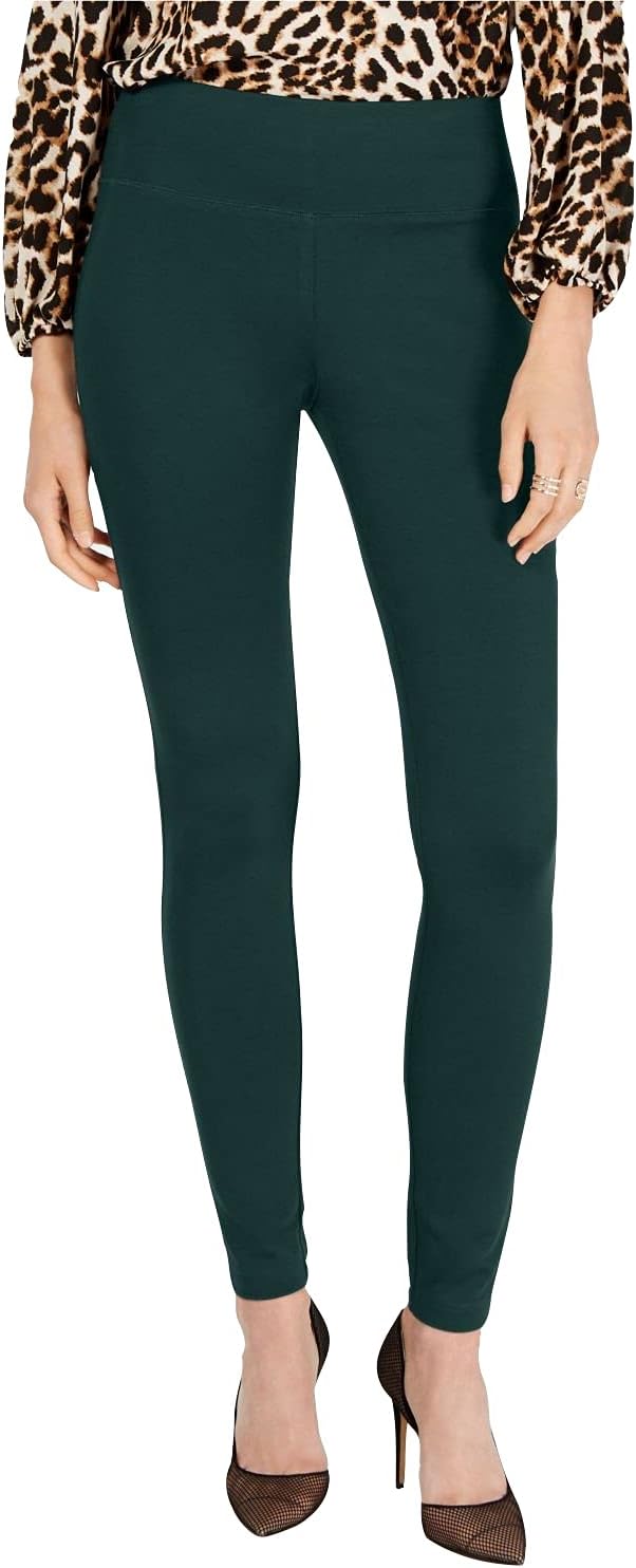 INC International Concepts Women's Pull-On Ponte Skinny Pants  Color Hunter Forest Size 12