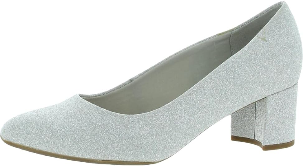 Evolve by Easy Spirit Women's Robin Slip On  Color Silver Glitter Size 9M