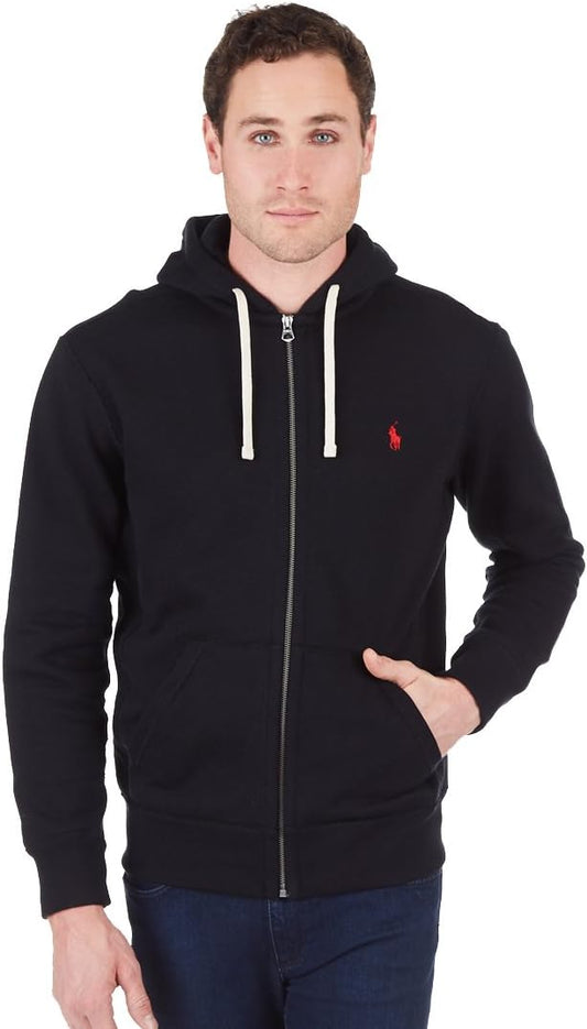 Polo Ralph Lauren Men's Signature Fleece Zip Hoodie  Color Polo Black Size 2XL