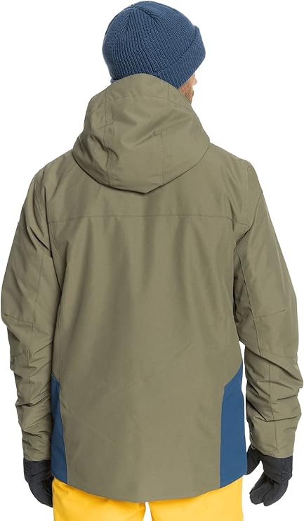 Quiksilver Men's Mission Plus Snow Jacket  Color Saddle Size M