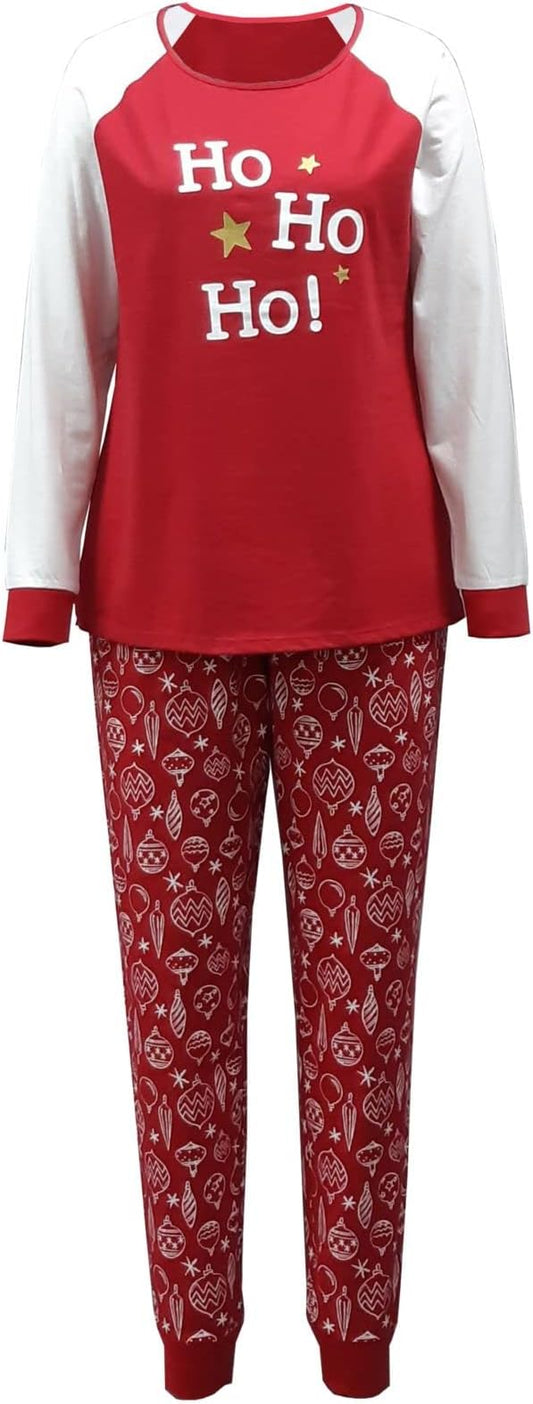 Family Pajamas Women's Ornament-Print Pajama Set  Color Ornaments Size 2XL