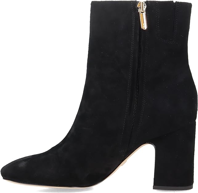 Sam Edelman Women's Fawn Block-Heel Booties  Color Black Suede Size 5M