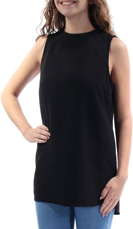 Alfani Women's Sleeveless Tunic  Color Deep Black Size S