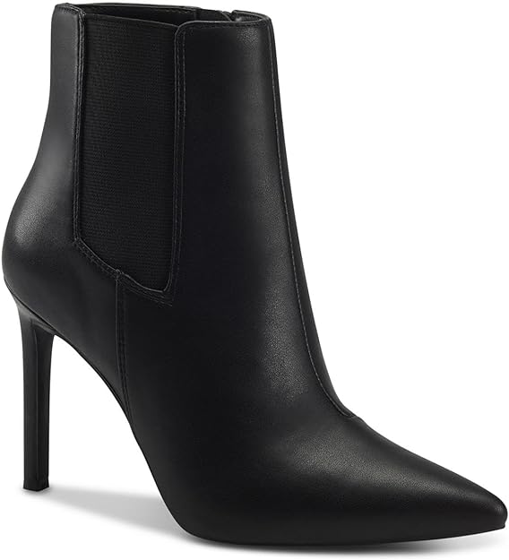 INC International Concepts Women's Katalina Pointed-Toe Booties  Color Black Smooth Size 10M