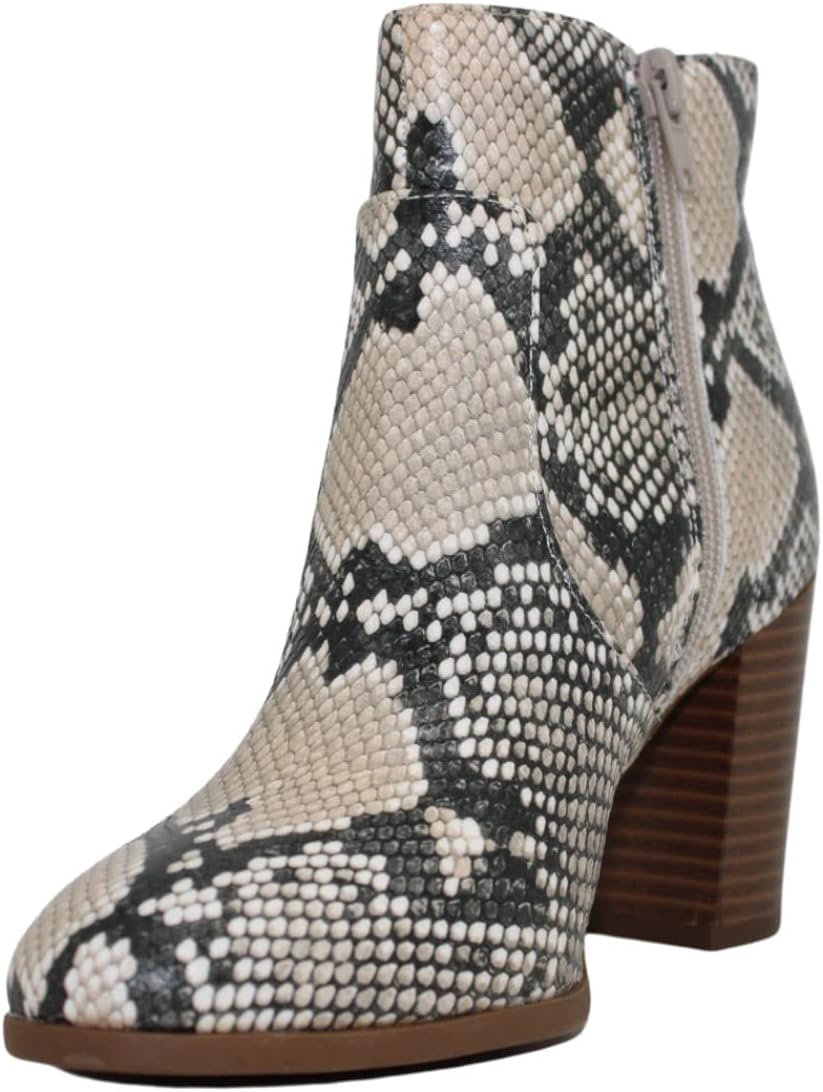 Style & Co Women's Parinaa Dress Booties  Color Black/White Snake Size 9M