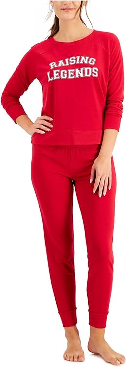 Family Pajamas Women's Missy Legend Pajama Set  Color Candy Red Size S