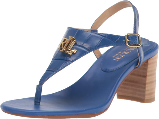 Lauren Ralph Lauren Women's Westcott II Dress Sandal Pumps  Color Blue Saturn Size 8.5M