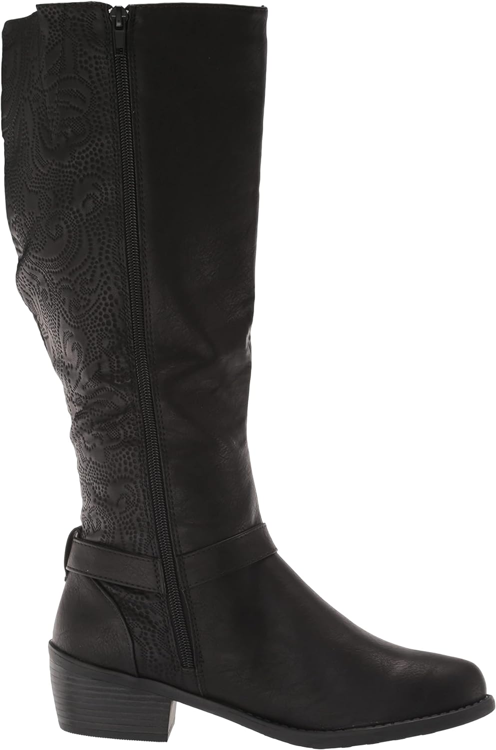 Easy Street Women's Luella Plus Wide Calf Tall Boots Color Black Size 10M