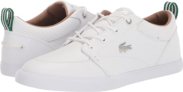 Lacoste Men's Bayliss Sneaker  Color Deep White Size 8M