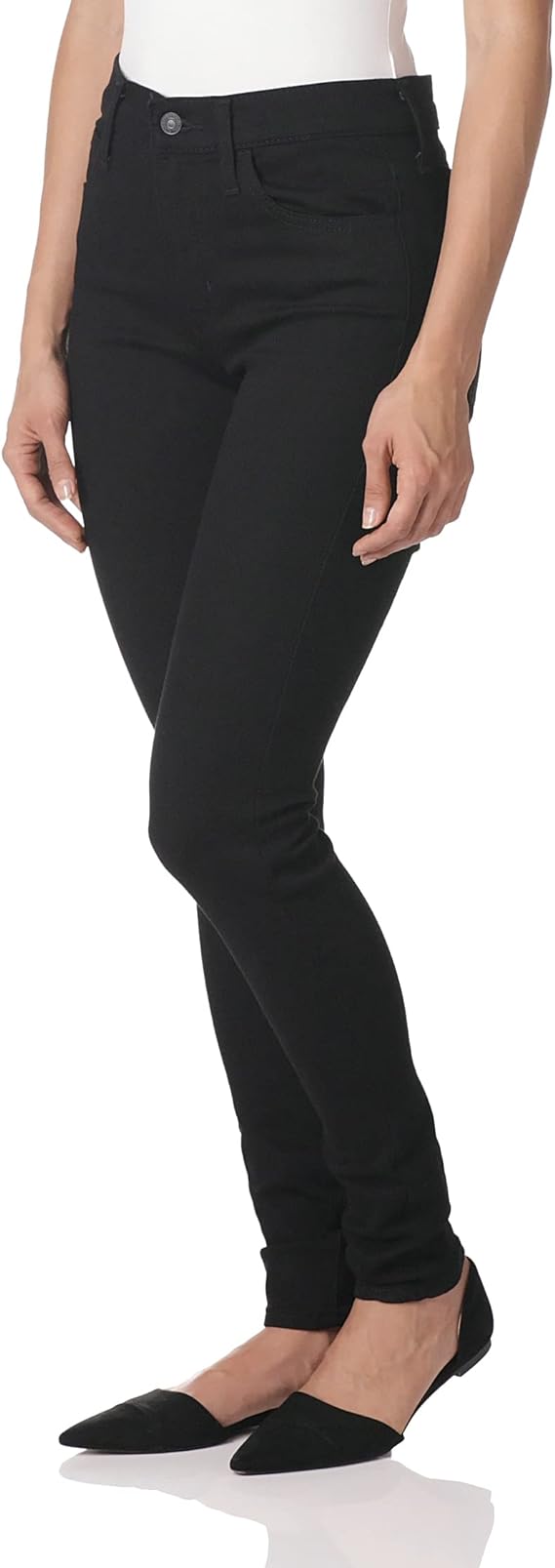 Levi's Women's 720 High Rise Super Skinny Jeans  Color Blackest Night Size 12/W31xL32