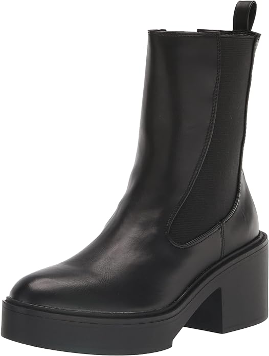 Nine West Women's Doleas Lug Chelsea Ankle Boots  Color Black Size 7M