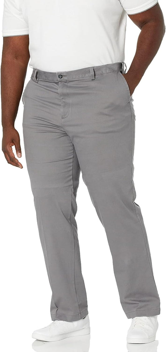 Dockers Men's Easy Stretch Classic Fit Khaki Pants  Color Burma Grey W42xL30