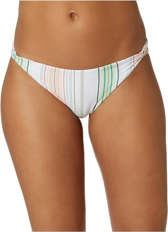 O'Neill Juniors Sunset Beach Stripe Bikini Bottom  Color Beach Stripe Size L