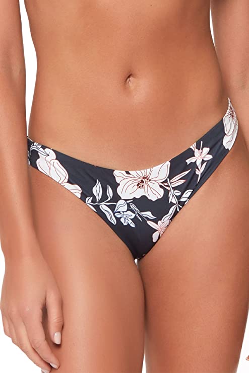 Sanctuary Night in the Jungle Moderate Coverage Bikini Bottoms  Color Dark Tropical Size S