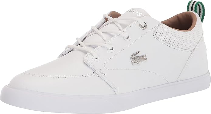 Lacoste Men's Bayliss Sneaker  Color Deep White Size 8M