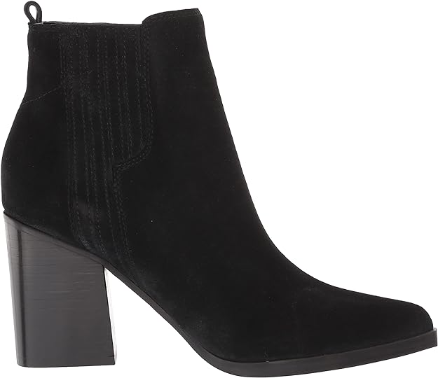 Marc Fisher Women's Matter Block Heel Ankle Boots  Color Black Suede Size 5.5M