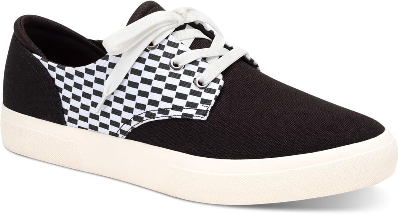 Sun+Stone Men's Kiva Checkered Lace-Up Sneakers  Color Checkerboard Size 9.5