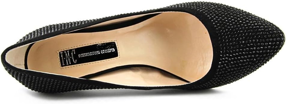 INC International Concepts Women's Zitah Pumps  Color Black Bling Size 9.5M