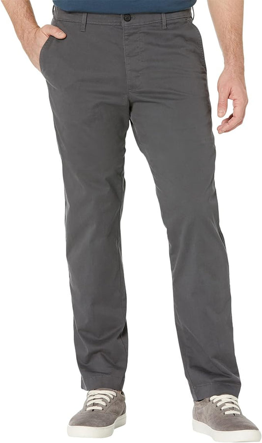 Calvin Klein Men's Straight-Fit Stretch Chino Pants  Color Gray Pinstripe W29xL30