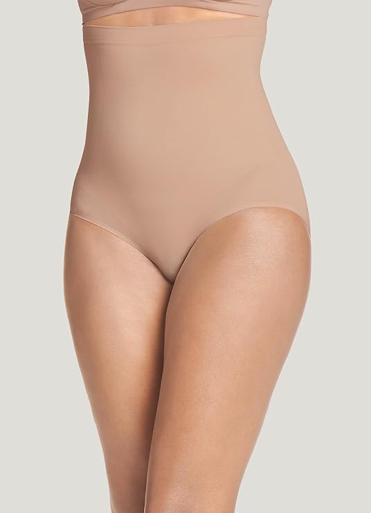 Jockey Women's Shapewear Skimmies Smoothing High-Waist Brief  Light Size 2XL