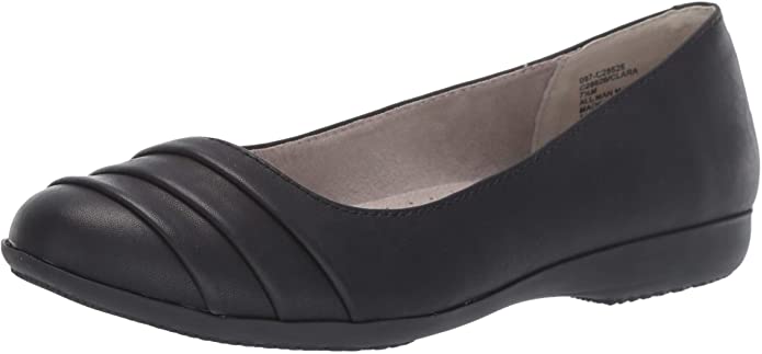 CLIFFS BY WHITE MOUNTAIN Women's Clara Flat Shoes  Color Black/Burnished/Smooth Size 11M