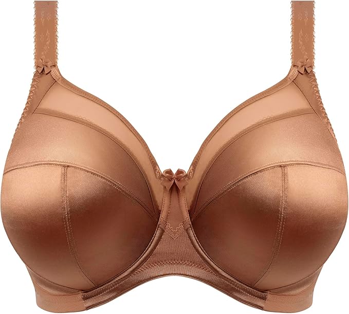 Goddess Plus Size Keira Underwire Banded Bra  Color Cinnamon Size 36I