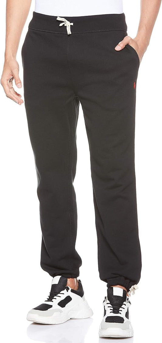 Polo Ralph Lauren Men's Cotton-Blend-Fleece Classic Athletic Pants  Color Polo Black Size 2XL