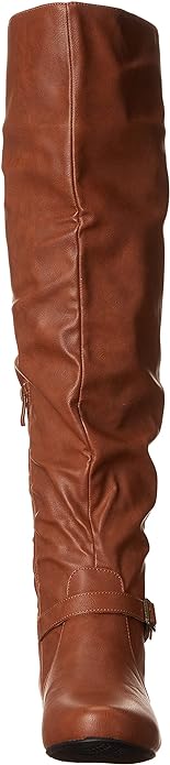 Journee Collection Women's Loft Knee Boots  Color Chestnut Size 10M