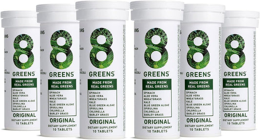 8 Greens Daily Greens Effervescent Tablets 6 Pack  T03-11C