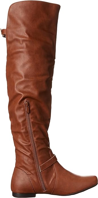 Journee Collection Women's Loft Knee Boots  Color Chestnut Size 10M