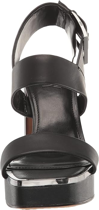 DKNY Women's Everyday Bibiana-Platform Heeled Sandal  Color Black Size 7.5M