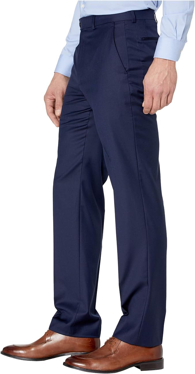 Lauren Ralph Lauren Men's Classic-Fit UltraFlex Stretch Suit Pants  Color Navy Solid W38xL30