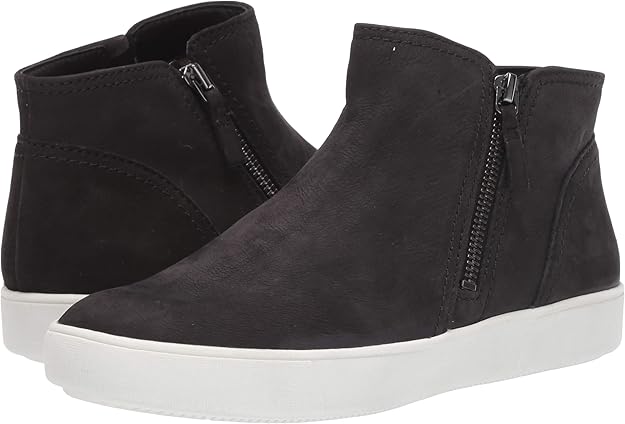 Naturalizer Women's Miranda Booties High Top Sneakers  Color Black Nubuck Size 9M