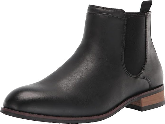 Vance Co. Men's Landon Chelsea Dress Boot  Color Black Size 12M