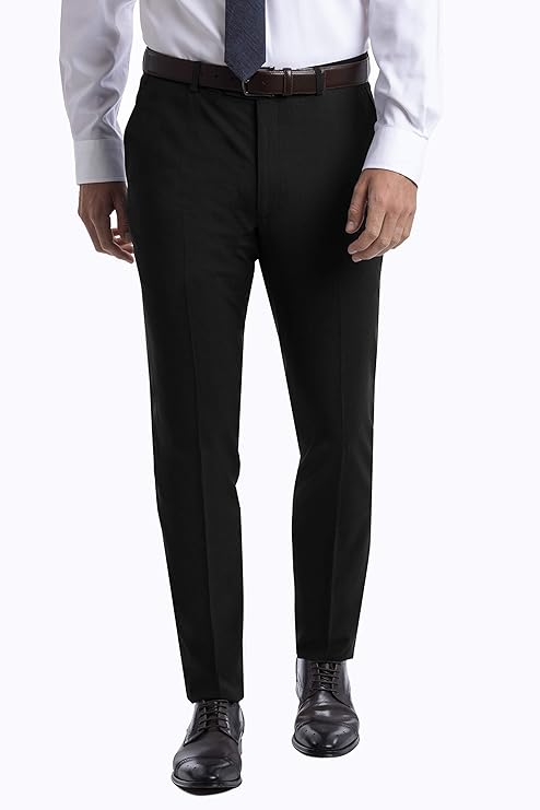 Calvin Klein Men's Skinny Fit Infinite Stretch Suit Pants  Color Black W32xL30