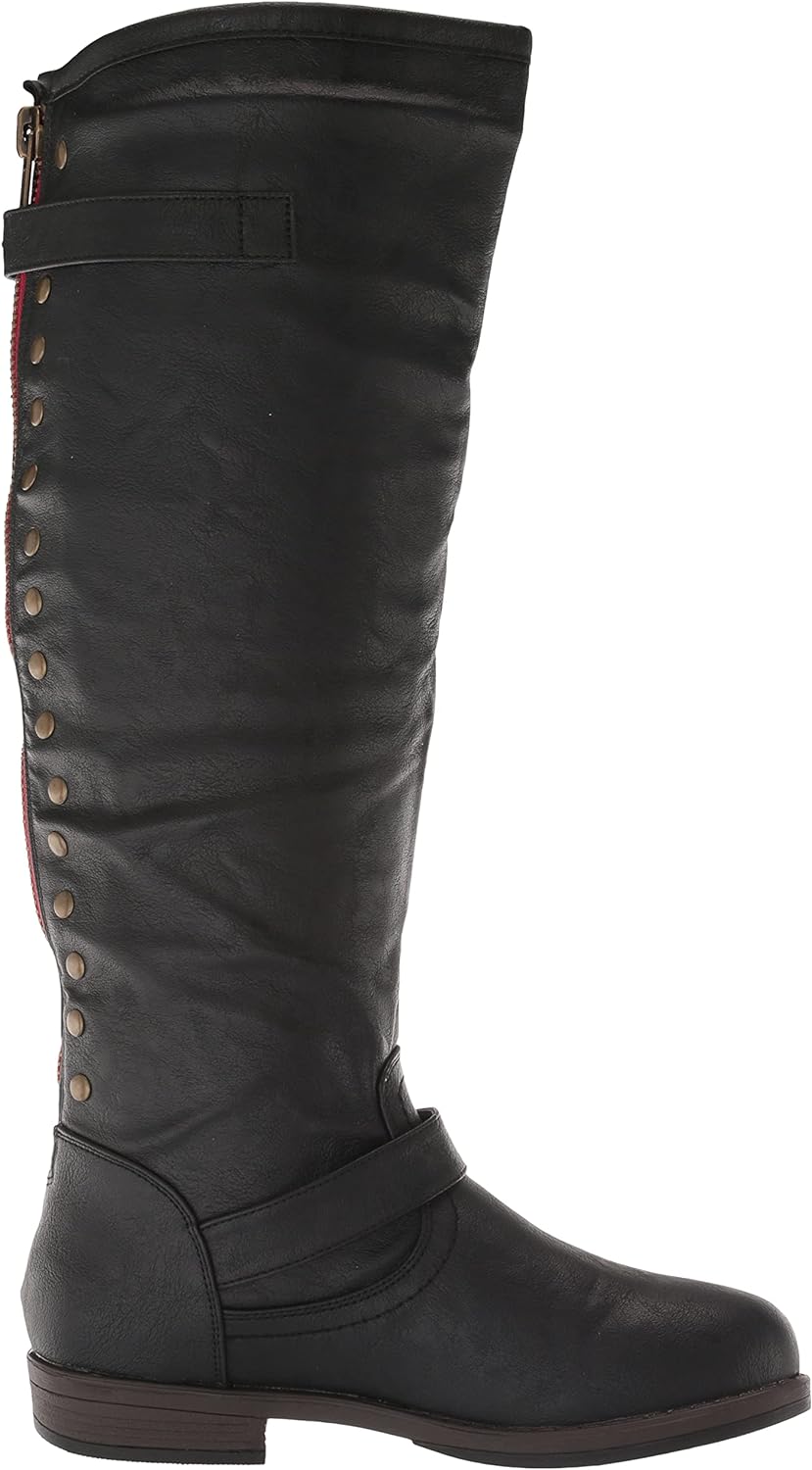 Journee Collection Women's Spokane Wide Calf Knee High Boots  Color Black Size 9M