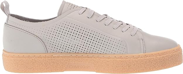 Calvin Klein Men's Everett Sneaker  Color Light Gray Size 10.5M