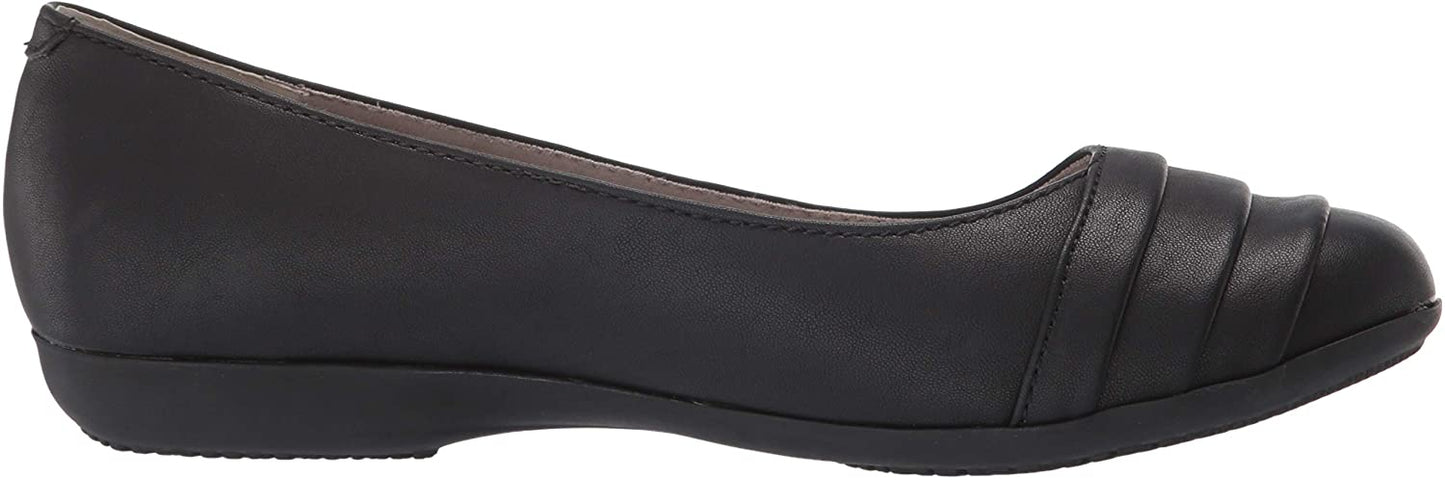 CLIFFS BY WHITE MOUNTAIN Women's Clara Flat Shoes  Color Black/Burnished/Smooth Size 11M