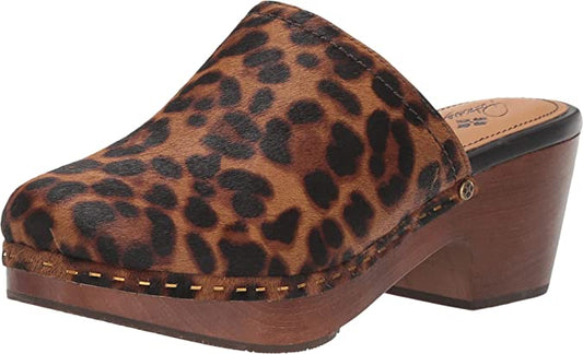 Patricia Nash Women's Laura Mules Hair Calf  Color Leopard  Size 8M