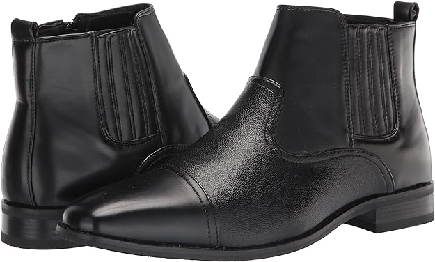 Vance Co. Men's Alex Chelsea Boot  Color Black Size 9.5M