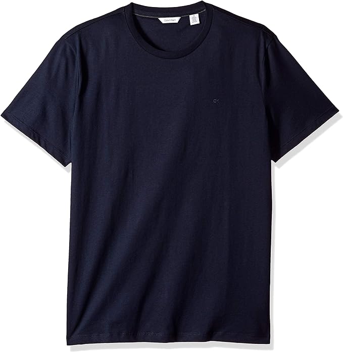 Calvin Klein Men's Solid Jersey T-Shirt  Color Cadet Navy Size S