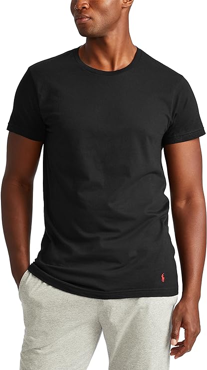 Polo Ralph Lauren Men's Classic Cotton T-Shirt  Color Polo Black Size S