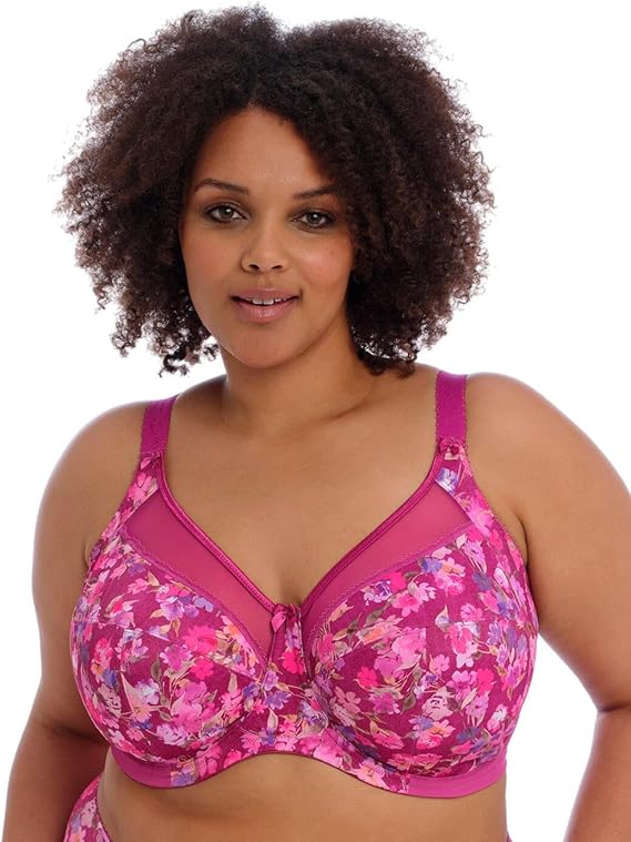 Goddess Plus Size Kayla Underwire Banded Bra  Color Summertime Size 40DDD