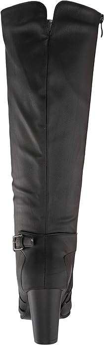 Journee Collection Women's Carver Wide Calf Knee High Boots  Color Black Size 7.5M