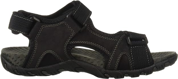 Nunn Bush Men's Rio Bravo Three-Strap River Sandals  Color Black Size 8W