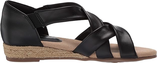 Easy Street Women's Zora Sandal  Color Black Size 9.5M