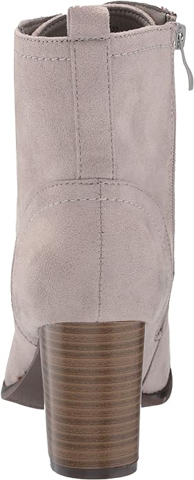 Journee Collection Women's Baylor Faux Suede Ankle Boots  Color Gray Size 8.5M