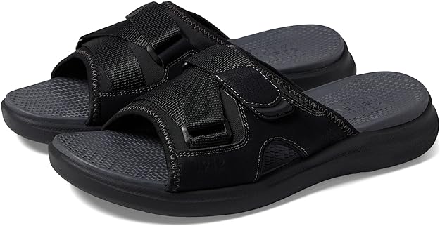 Nunn Bush Men's Rio Vista Slide Sports Sandals  Color Black Size 11M