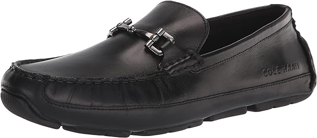 Cole Haan Men's Wyatt Bit Driver Driving Style Loafer  Color Black Leather Size 8.5M