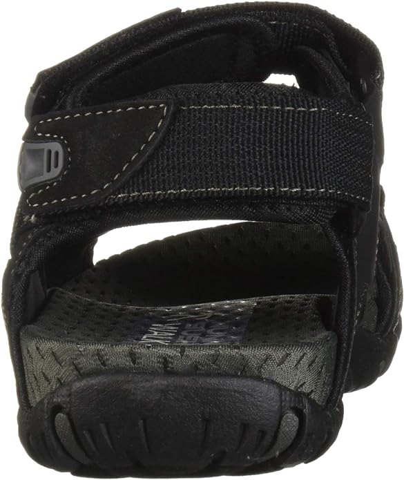 Nunn Bush Men's Rio Bravo Three-Strap River Sandals  Color Black Size 8W